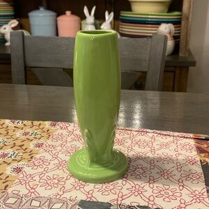 Fiesta ware Chartreuse green bud Vase, never used.